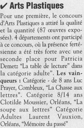 Concours arts plastiques inter-départemental